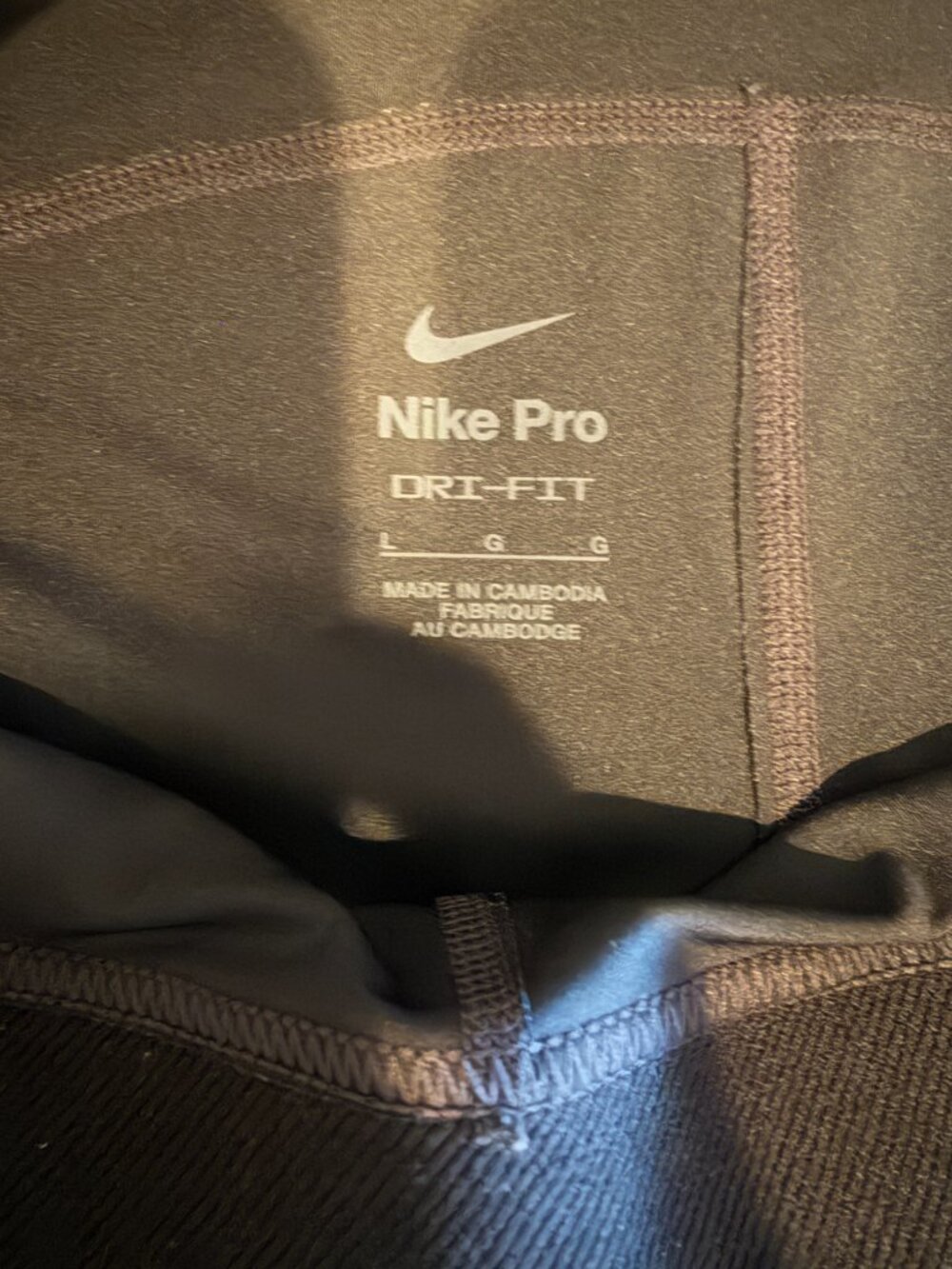 Nike pro running shorts large black - Dri Fit Biker Shorts - Picture 3 of 3
